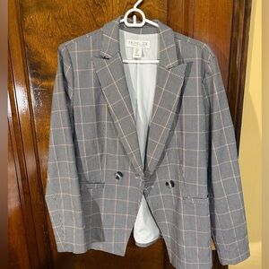 Rachel Zoe Plaid Blazer